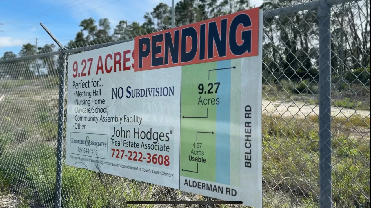 Vacant property could be developed into a K-8 charter school in Palm Harbor