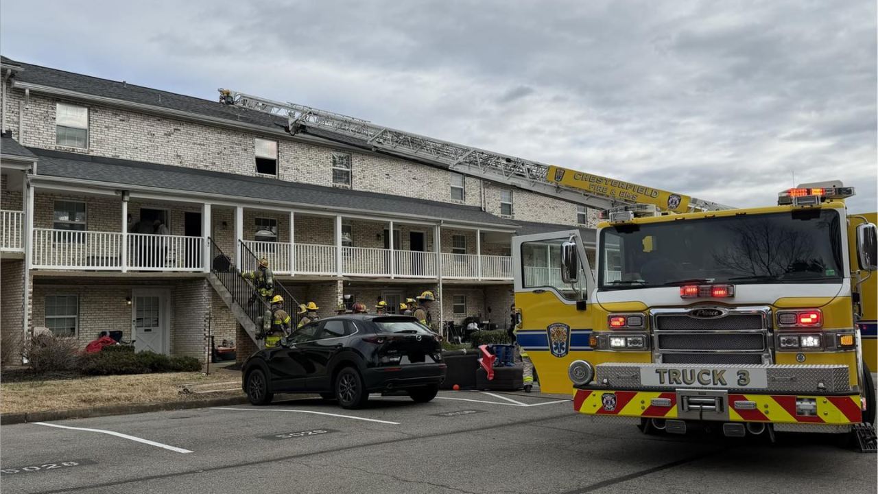 Chesterfield apartment fire