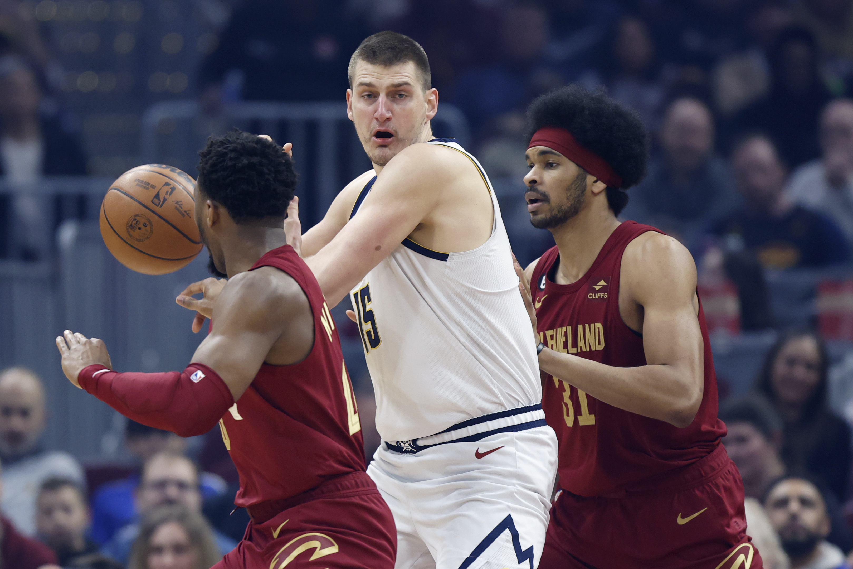 Nikola Jokic, Jarrett Allen, Donovan Mitchell