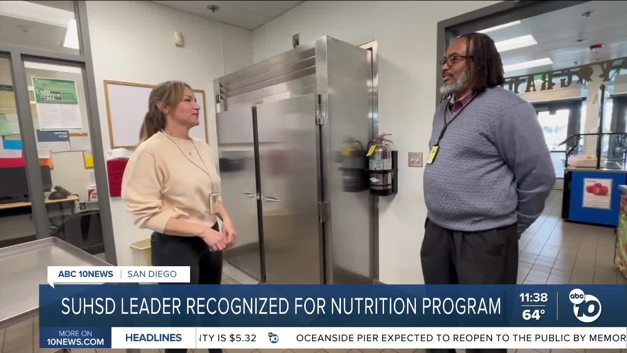 SUHSD Director of Nutrition Service receives national honor
