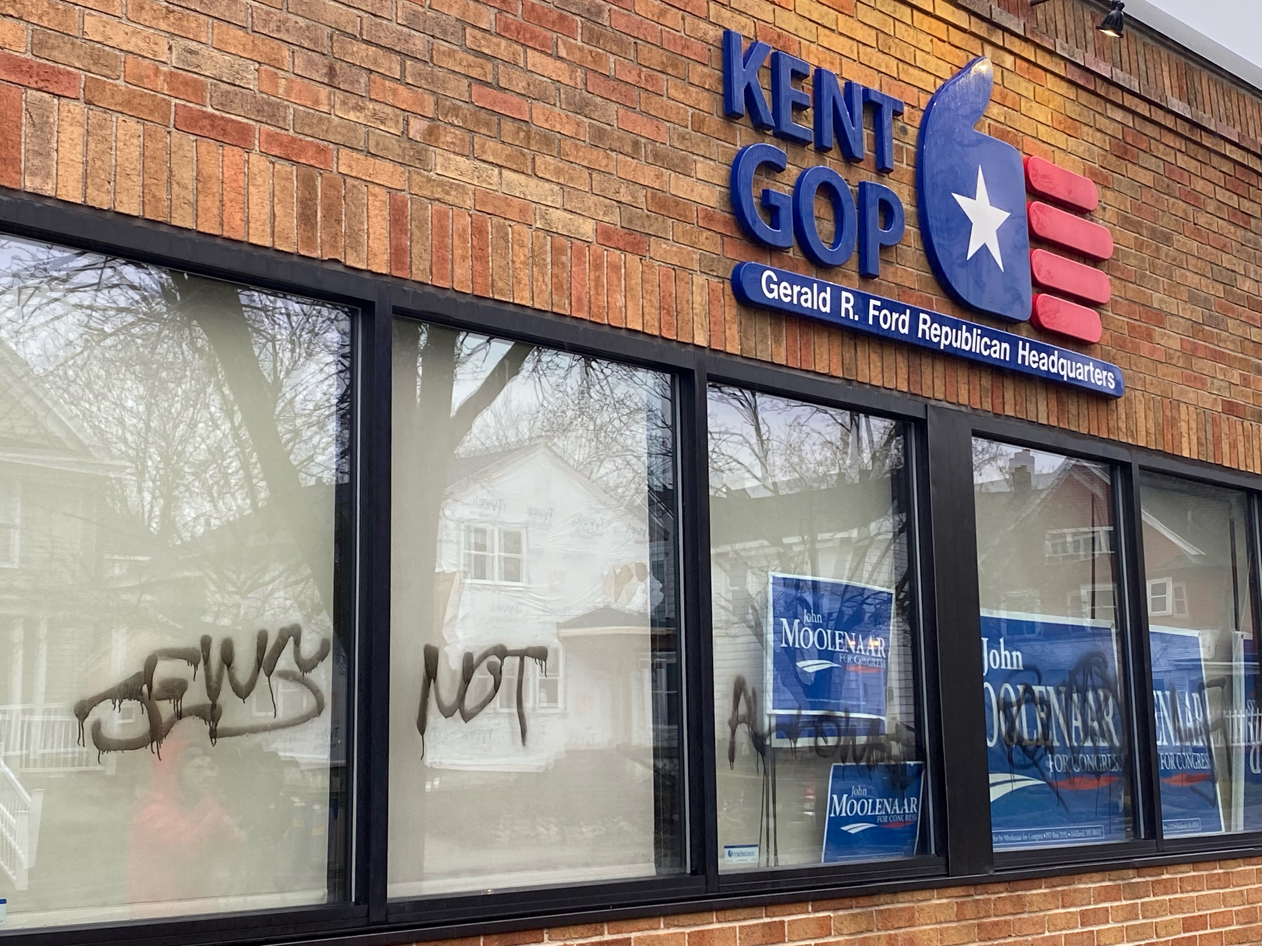 Kent County GOP graffiti 3.jpg