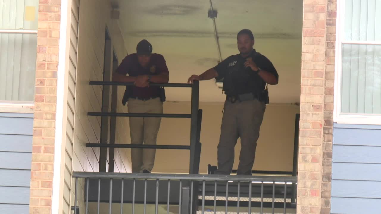 Double shooting at Belt Atlantic Apartments Thursday, Oct. 26, 2023. 