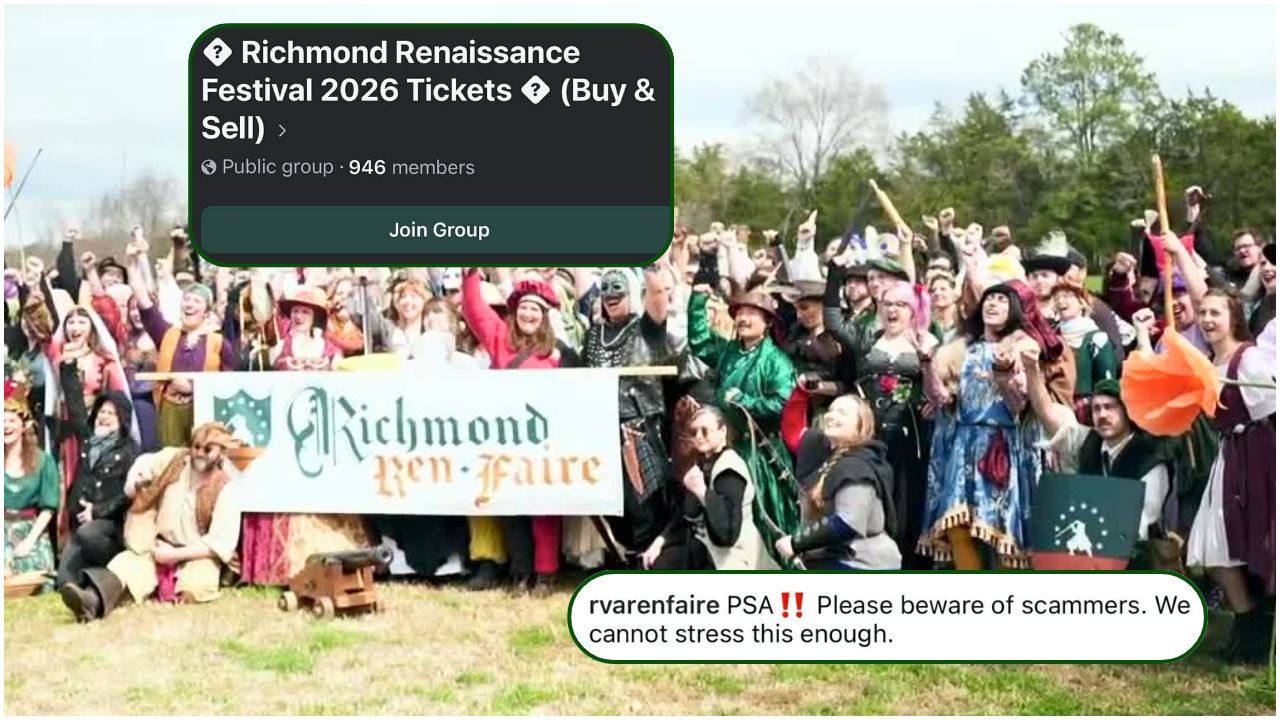 Richmond Ren Faire organizers warn of ticket scams ahead of inaugural event