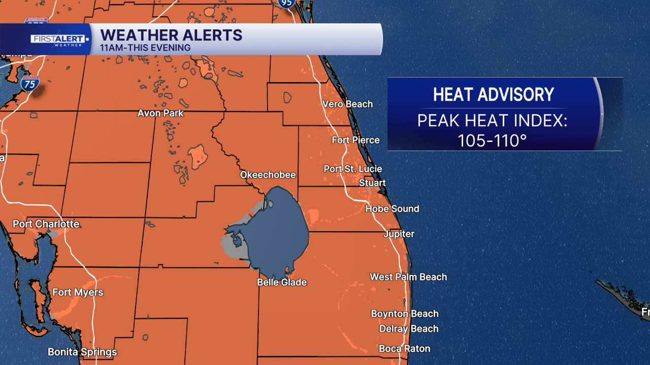 Heat Advisory July 10, 2026