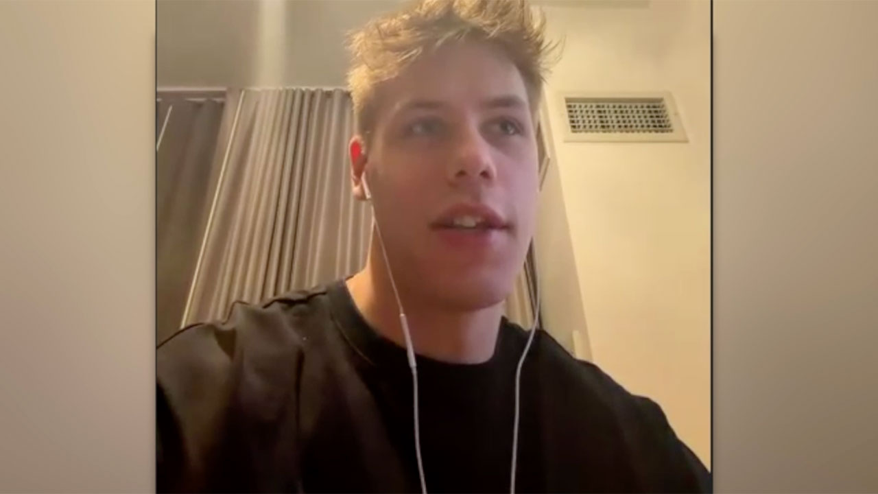 Sandis Vilmanis speaks with WPTV anchor Meghan McRoberts about his Winter Games debut.