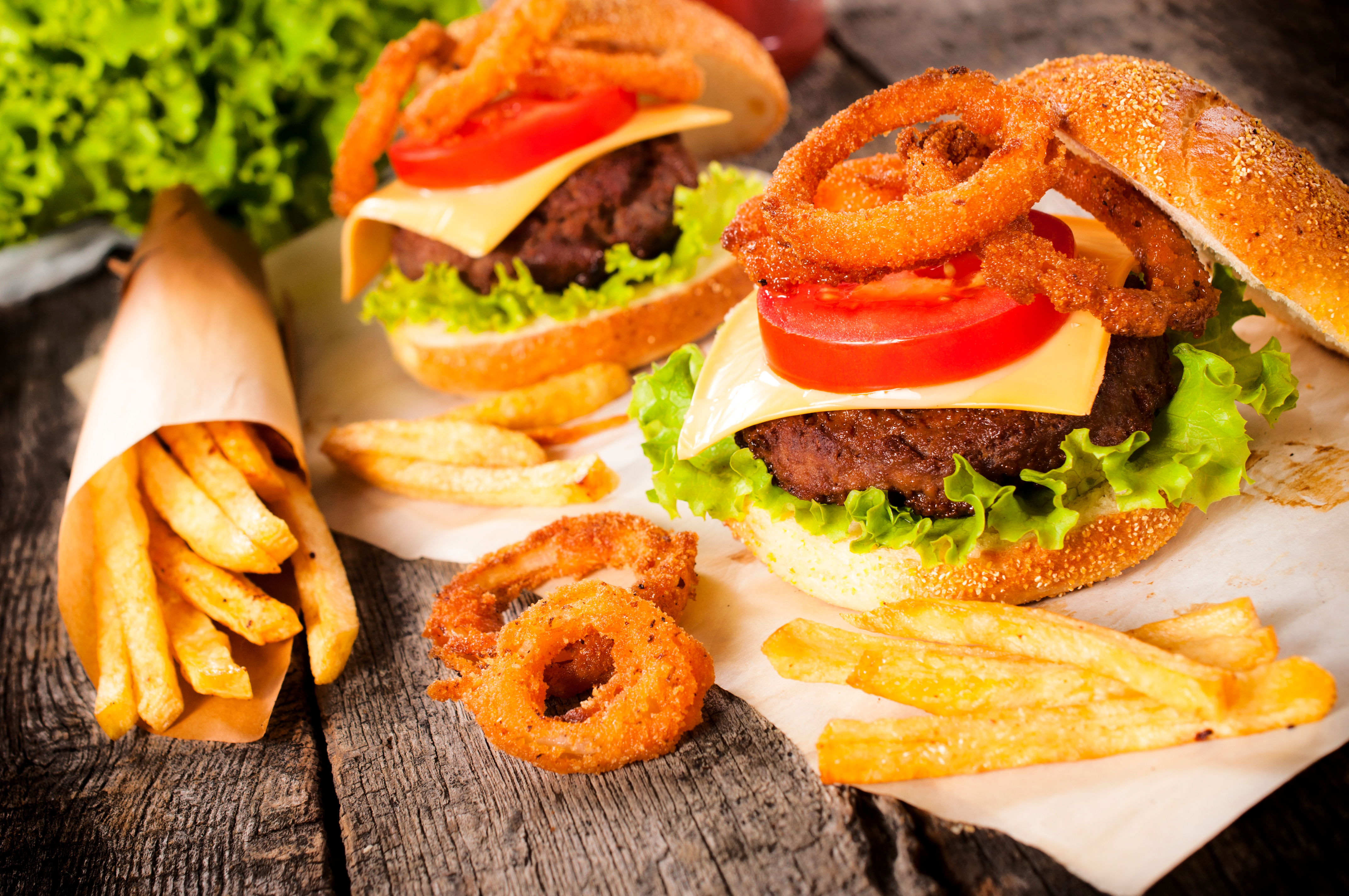 Burger time, junk food, fast food
