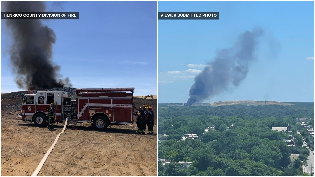 Landfills Fire Charles City Road Henrico 