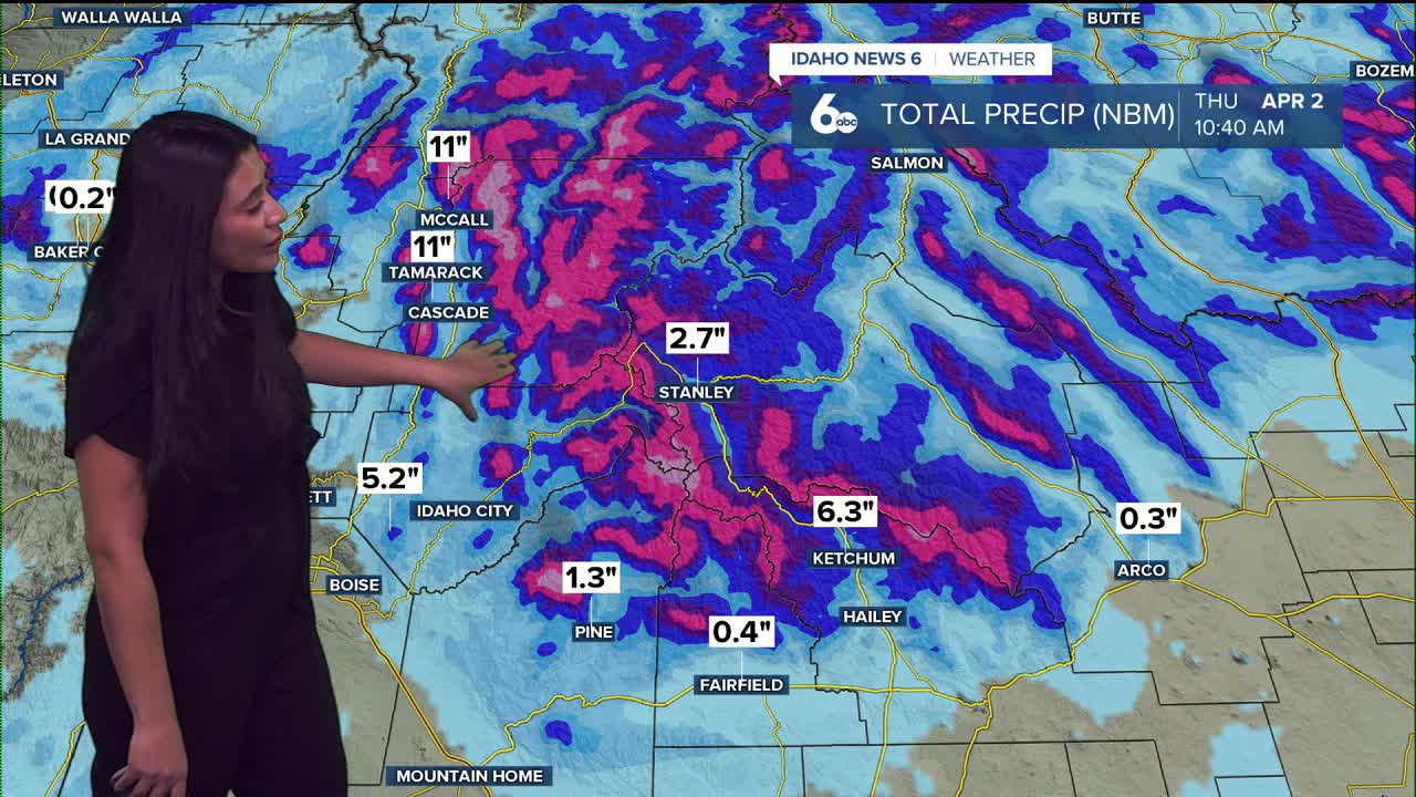 Forecast ahead: Mountain snow returning in April 