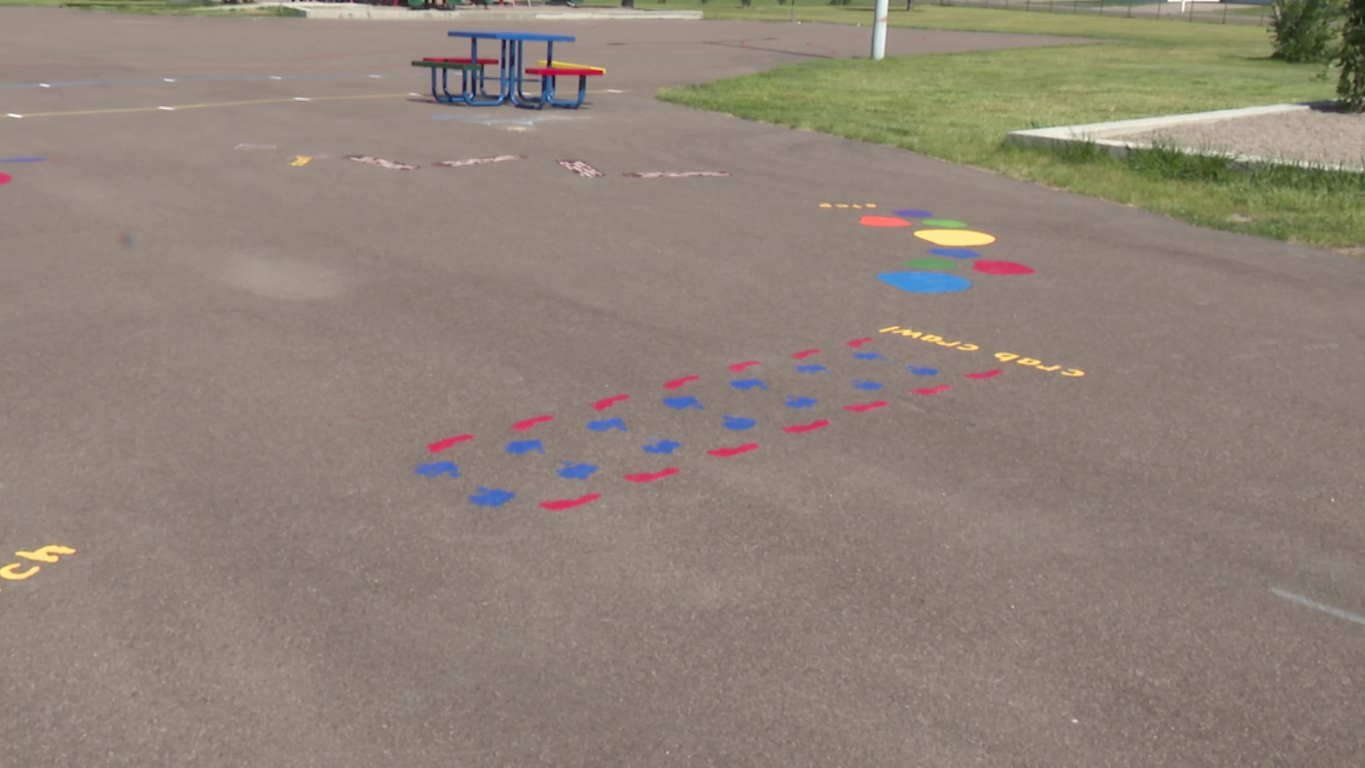 Scouts create sensory paths at Great Falls school