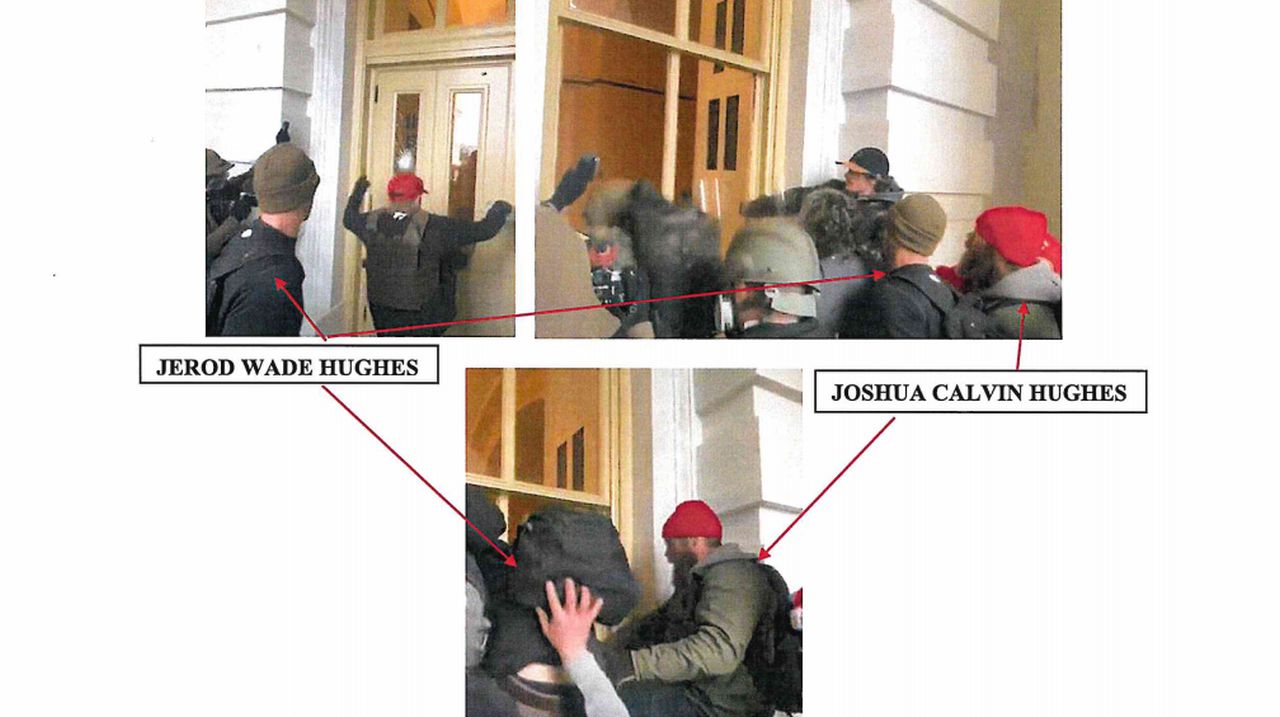 Joshua Calvin Hughes and Jerod Wade Hughes of Montana charged in connection with US Capitol riot