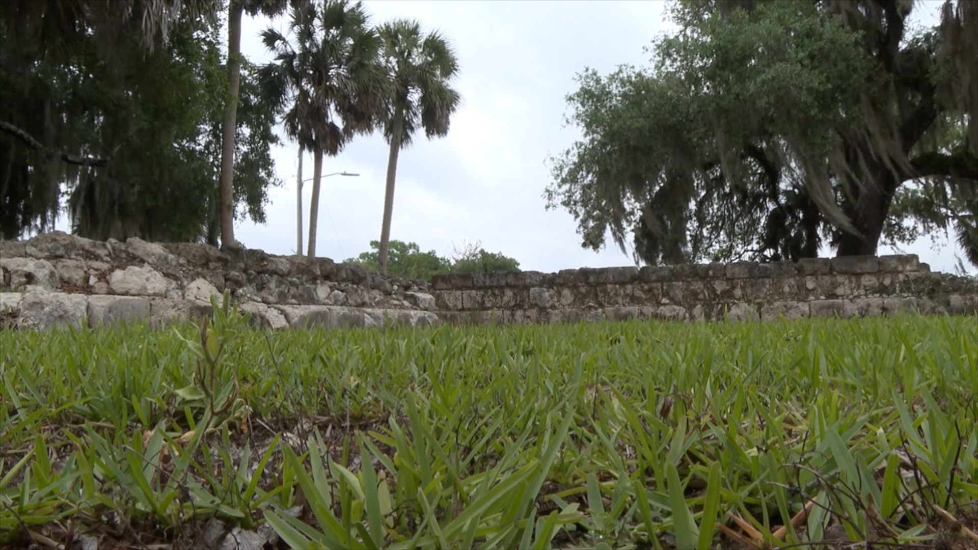 Remnants of the San Marcos De Aplache stone fort