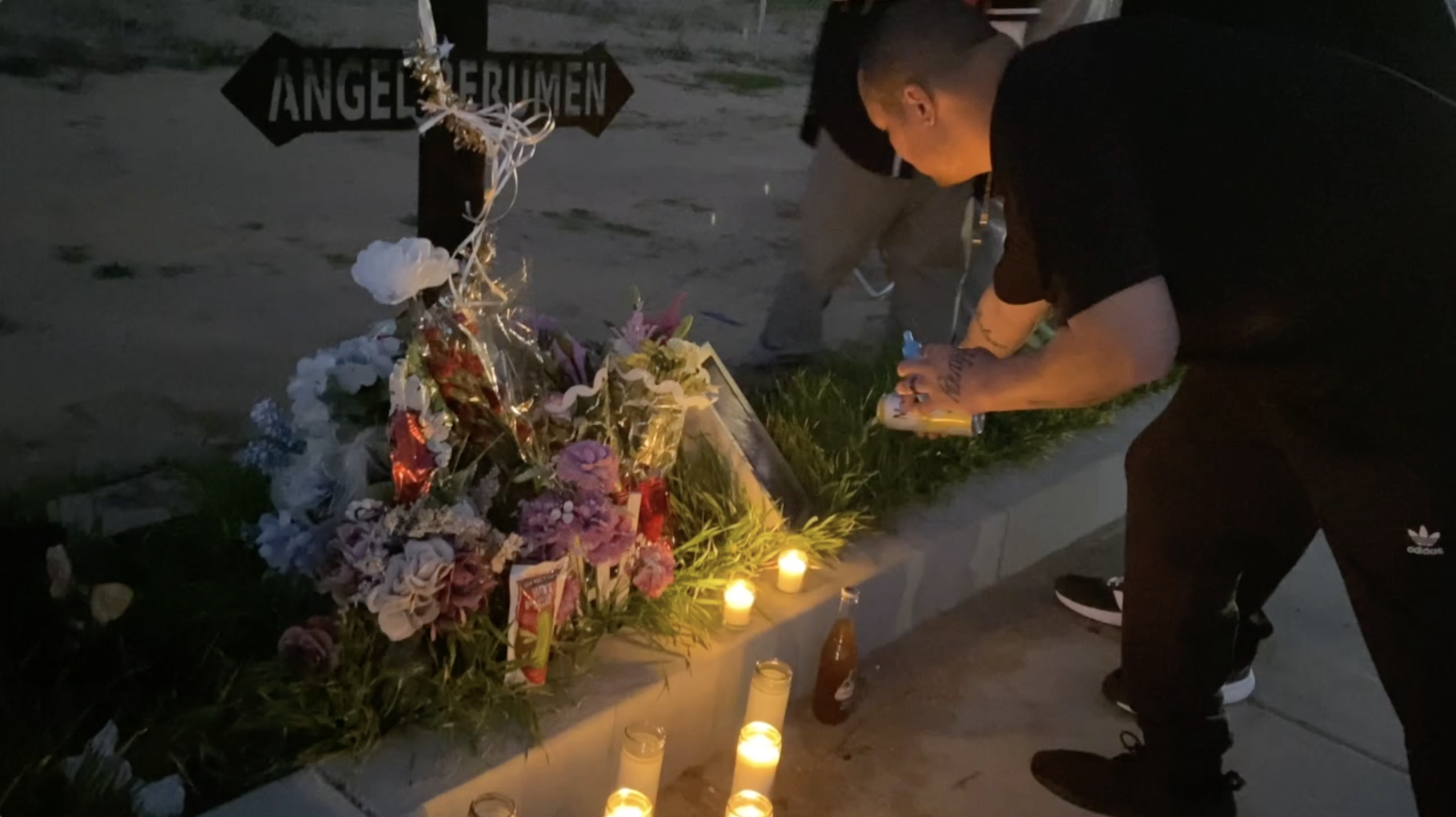 Angel Berumen candlelight vigil