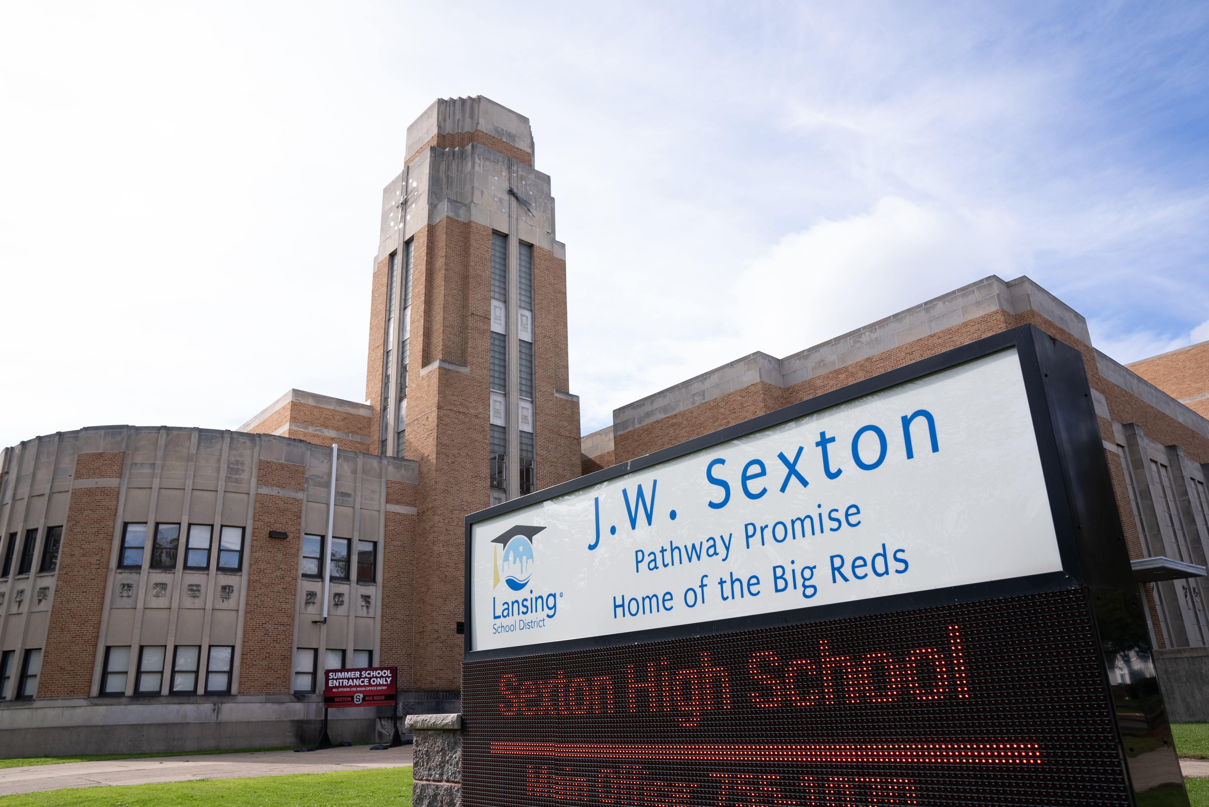 J.W. Sexton High School in Lansing