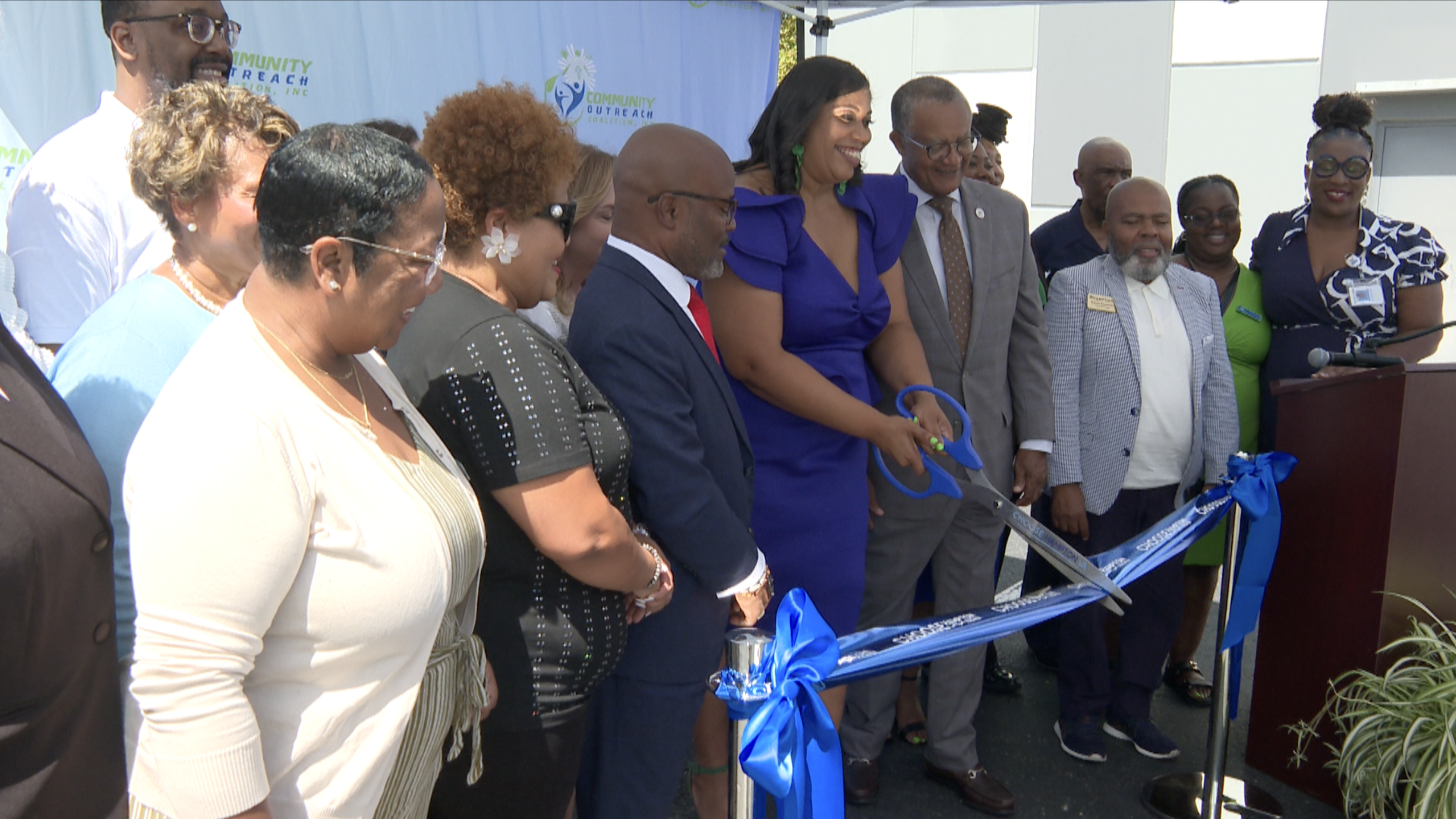 Hampton Community Outreach Coalition ribbon cutting