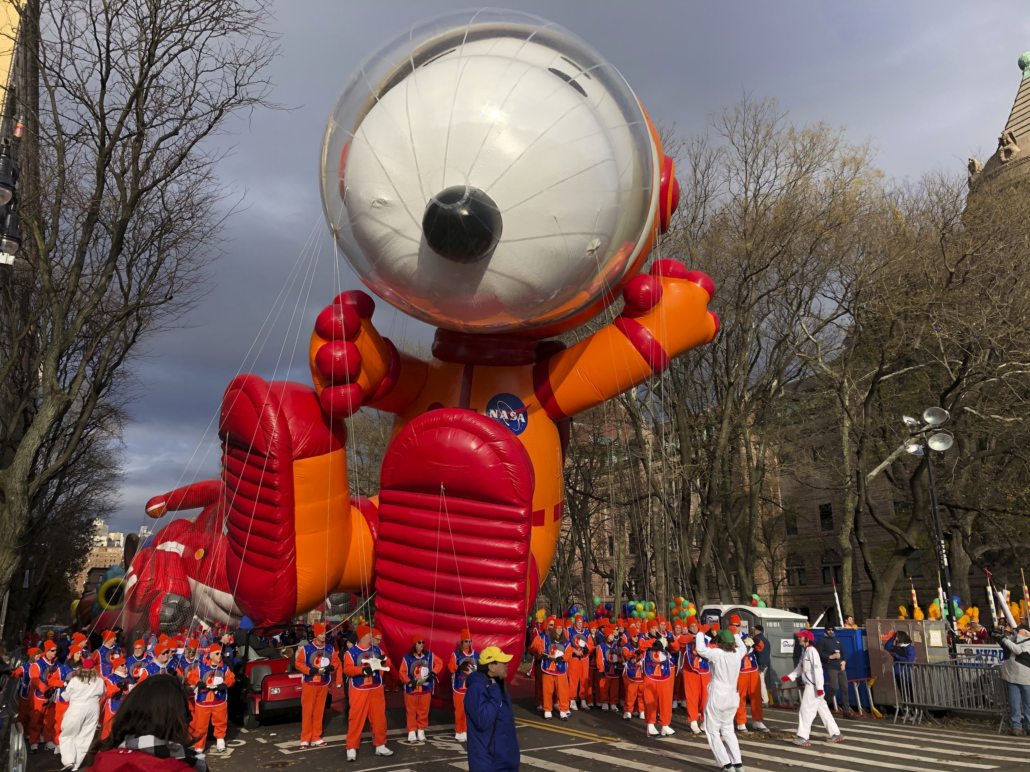 APTOPIX Thanksgiving Parade Balloons
