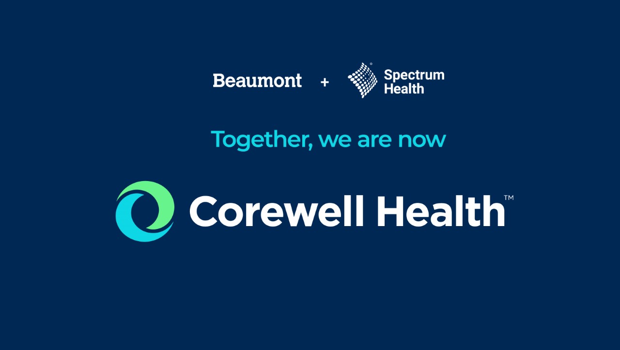 Corewell Health name change and logo