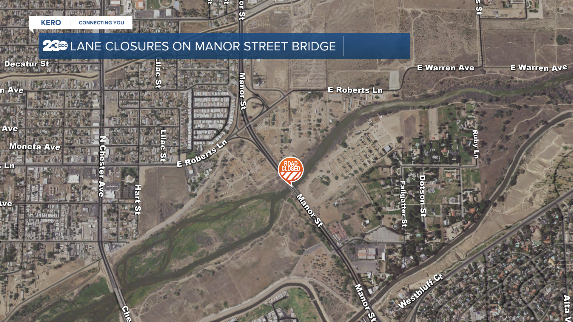 Manor Street Bridge Closure, July 9, 2021