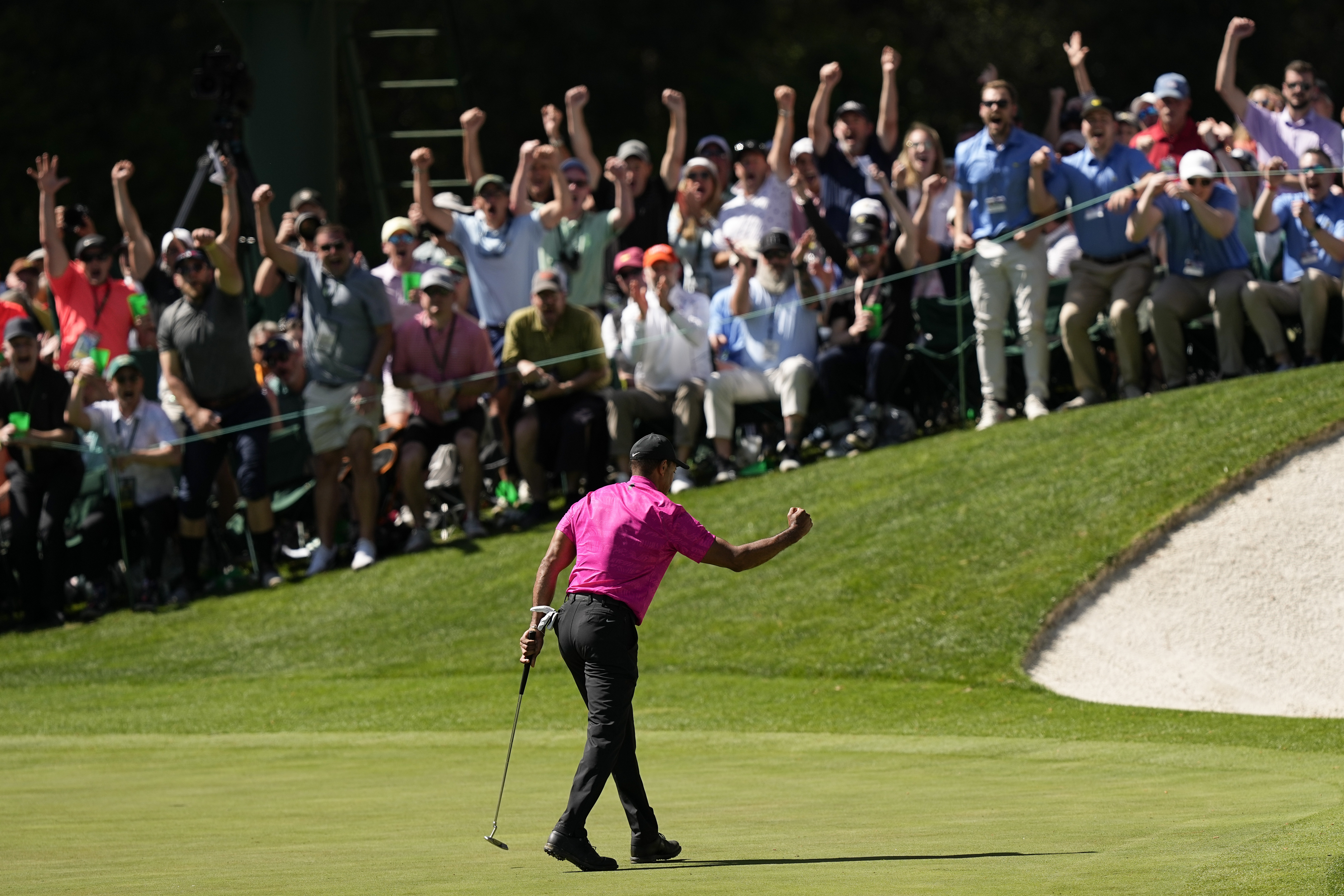 Tiger Woods APTOPIX Masters Golf