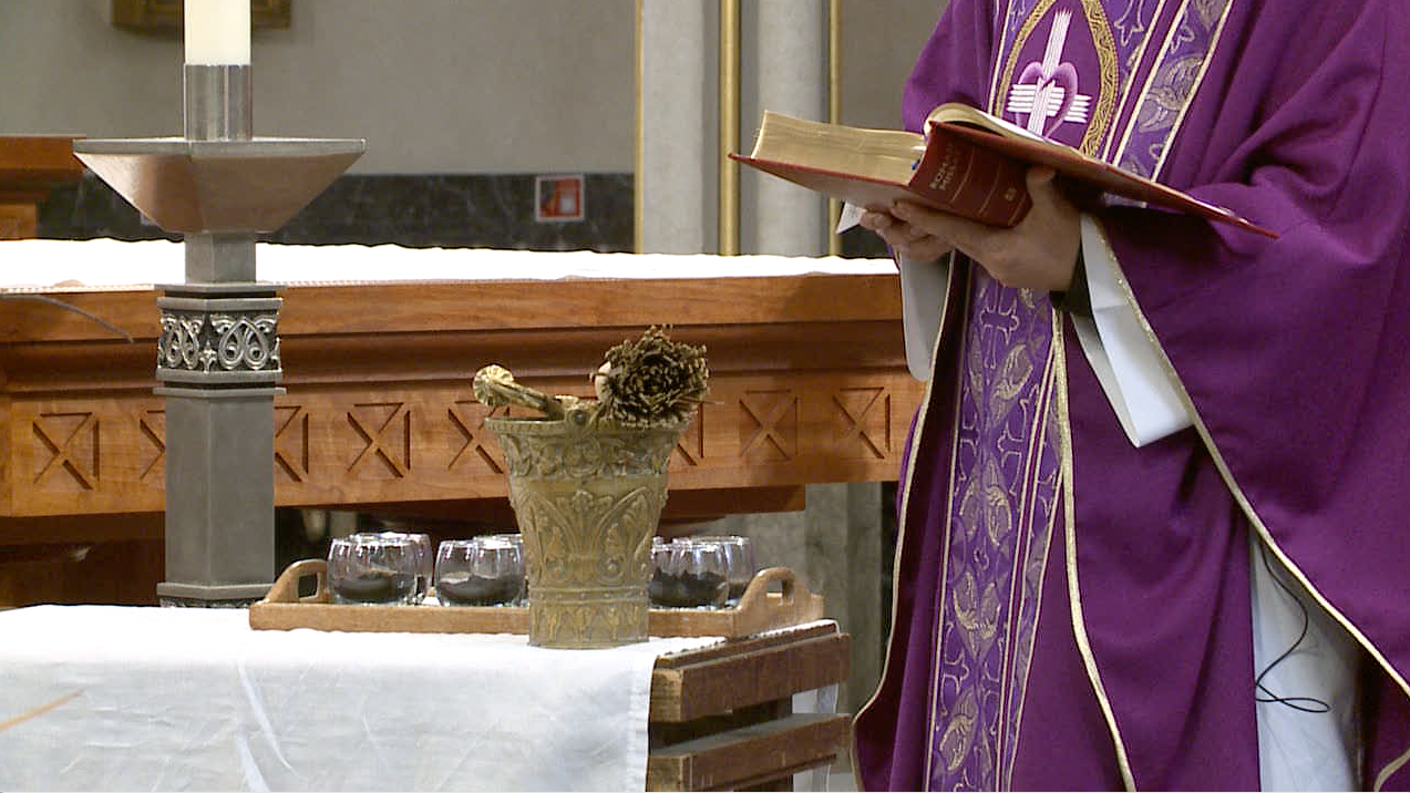 Ash Wednesday at Cathedral of Saint Andrew
