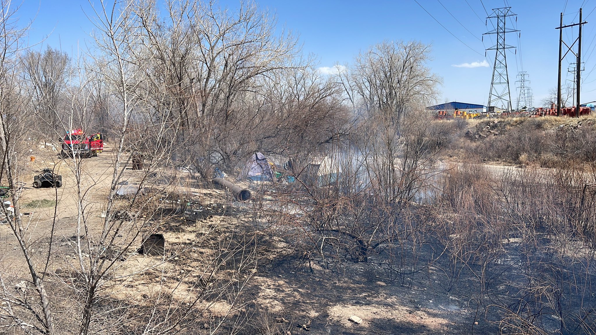 Delta Drive and Hancock Expressway Fire 