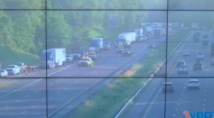 Caroline County backup on I-95