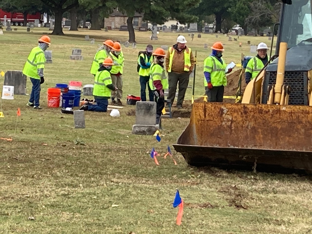 Day two of the second excavation in the 1921 Tulsa Race Massacre Graves Investigation