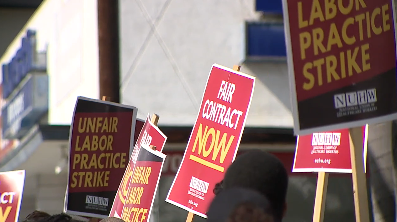 national union of healthcare workers kindred hospital strike in university heights