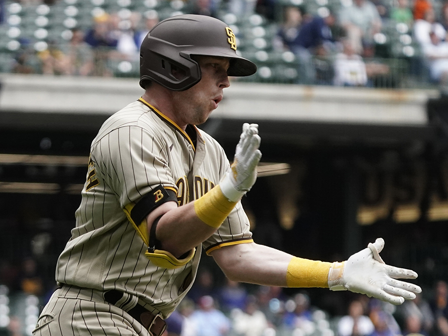 Padres Brewers Baseball jake cronenworth