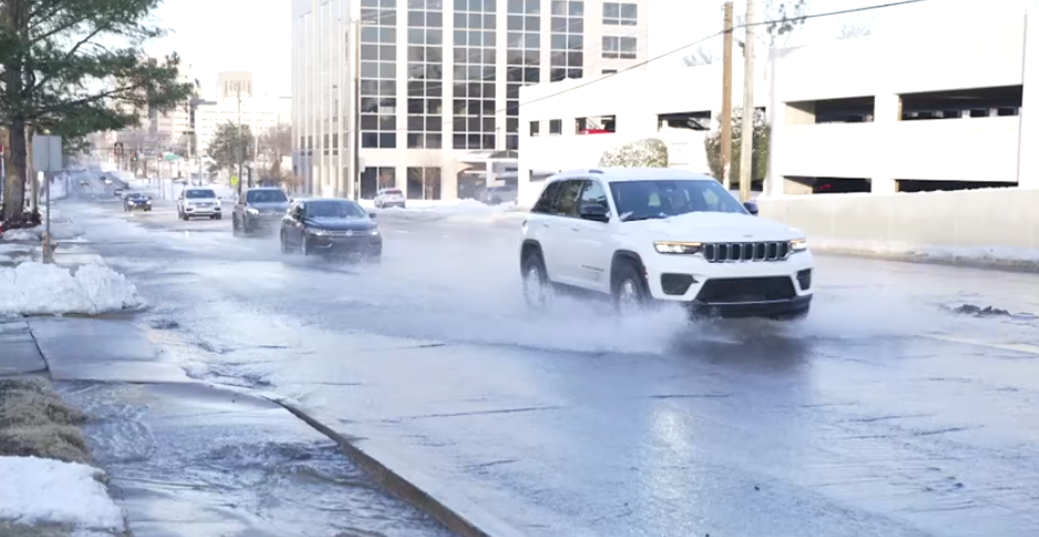 Water Main near 21st and Lewis