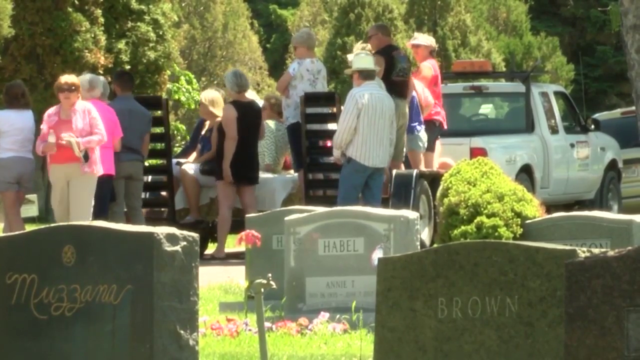 "Waking The Dead" at Highland Cemetery (2019 photo) 