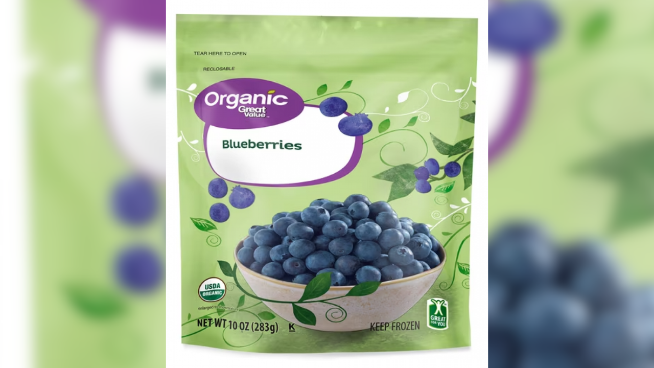 Organic Great Value Blueberries