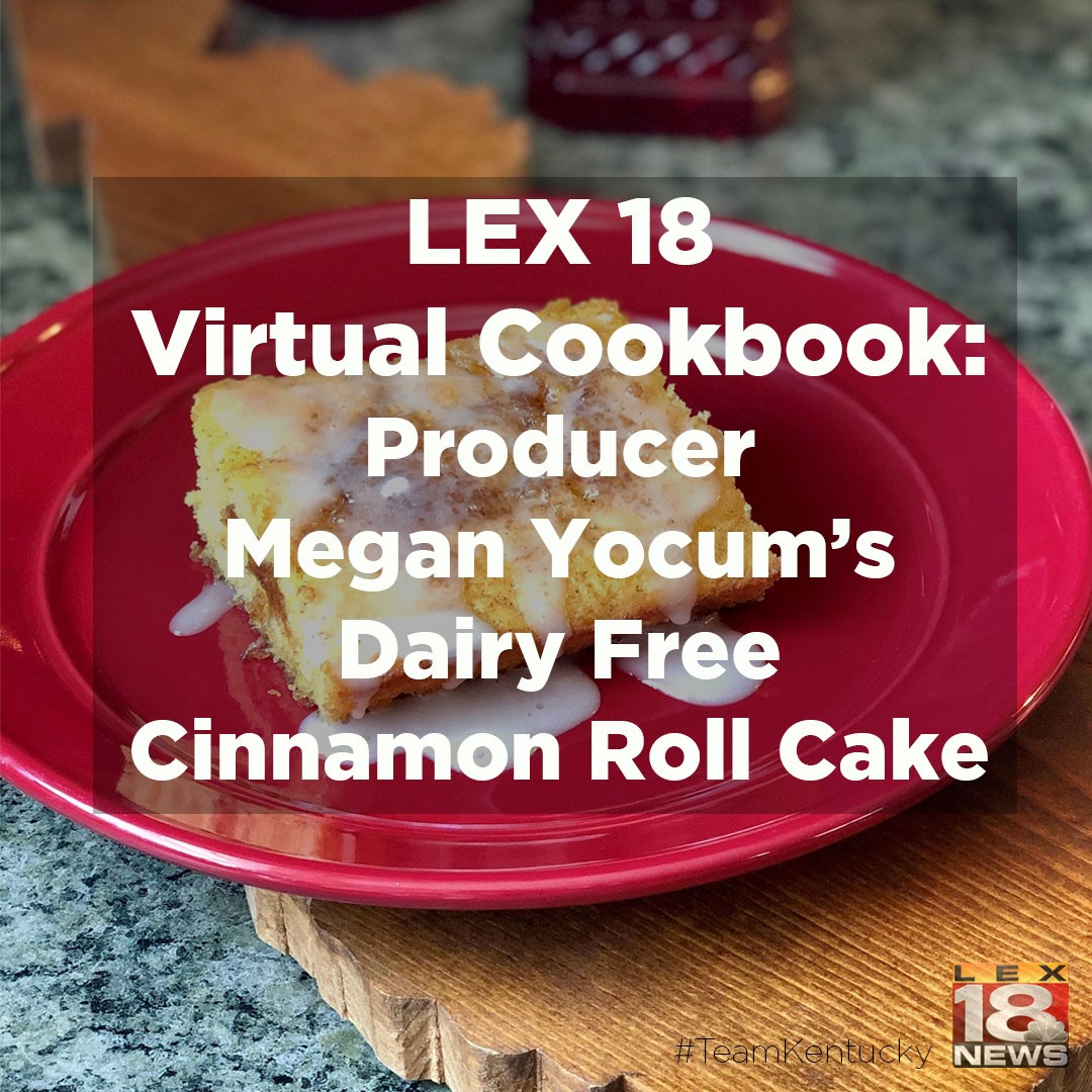 Dairy Free Cinnamon Roll Cake