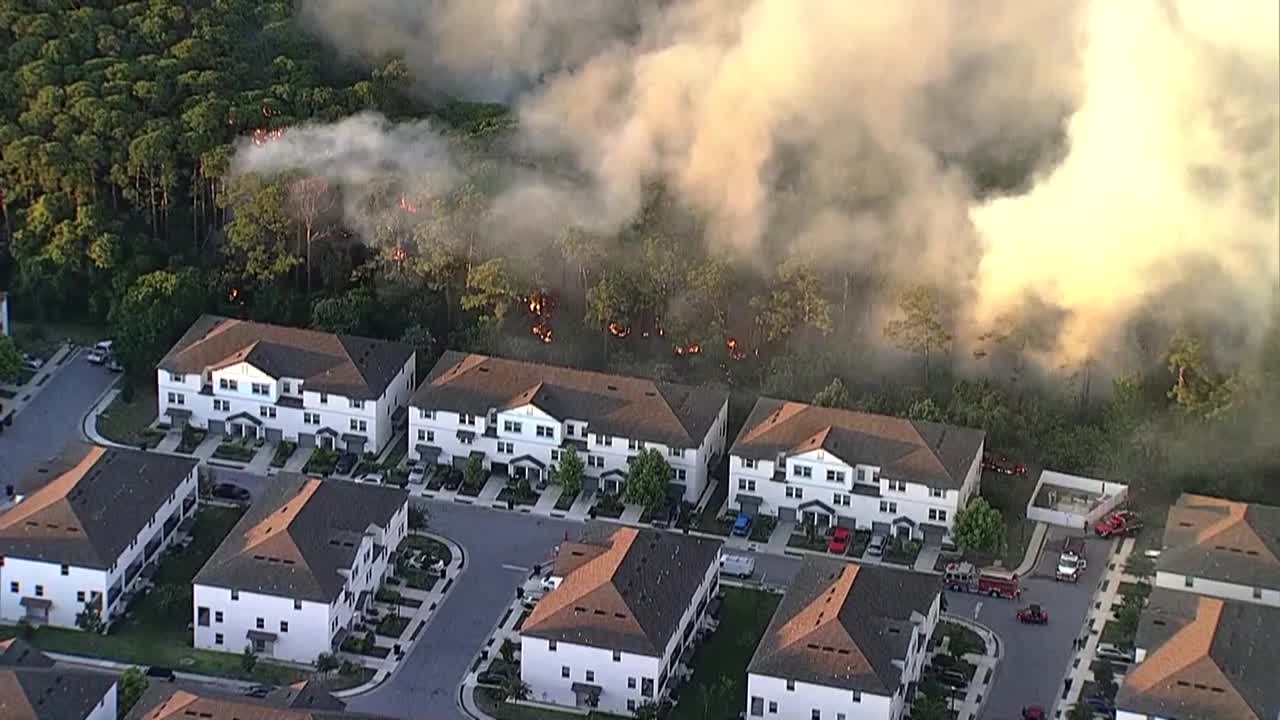 Brush fire pasco