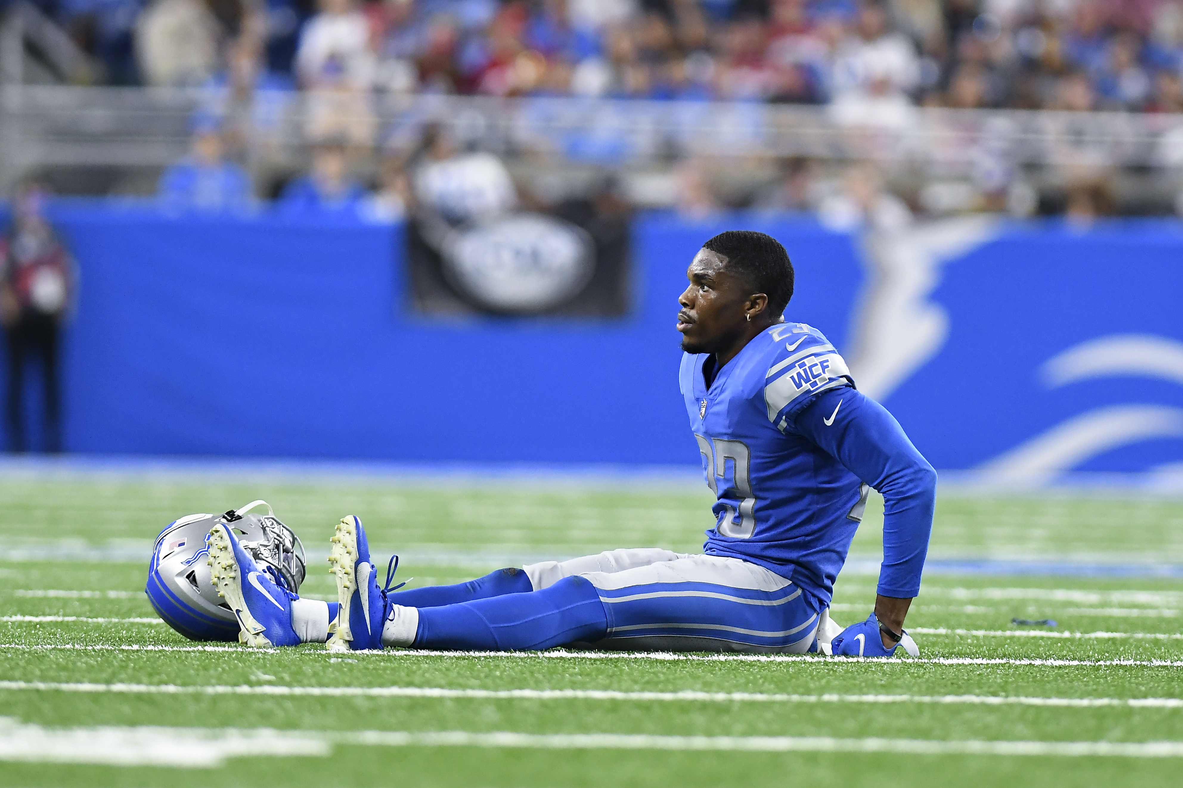 Jeff Okudah injury Lions Football