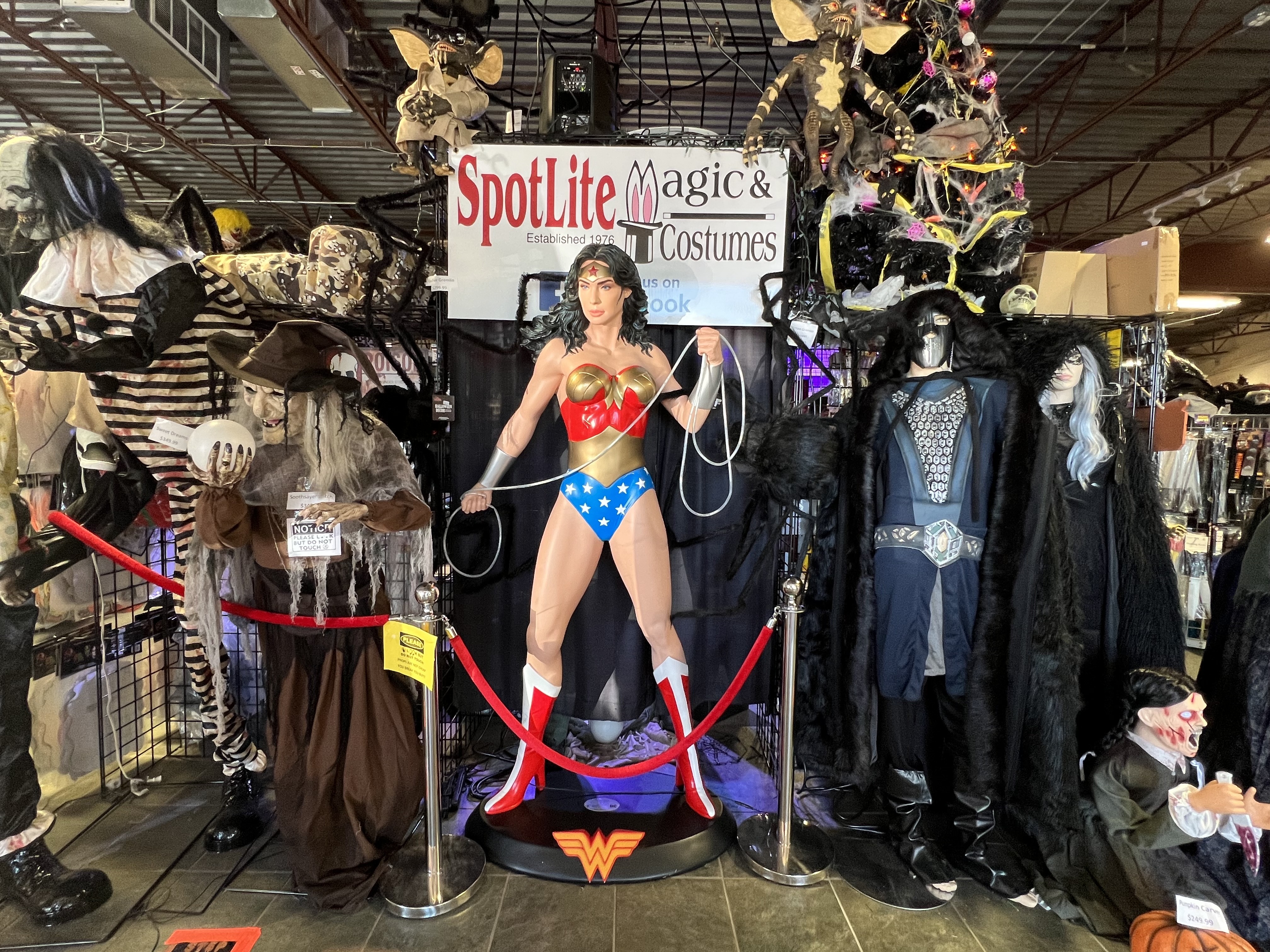 SpotLite Magic and Costumes store