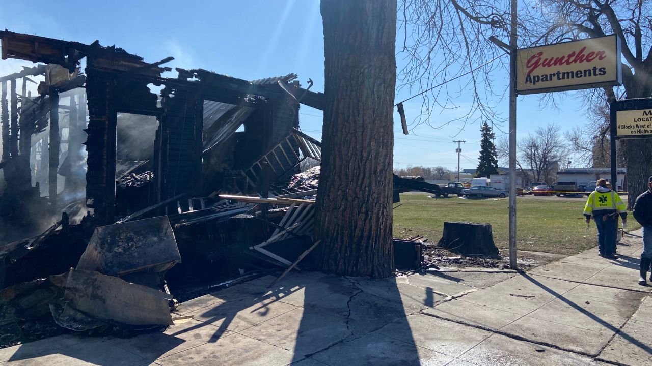 Choteau building destroyed by fire