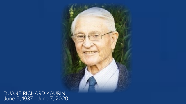 Duane Richard Kaurin
June 9, 1937 ~ June 7, 2020