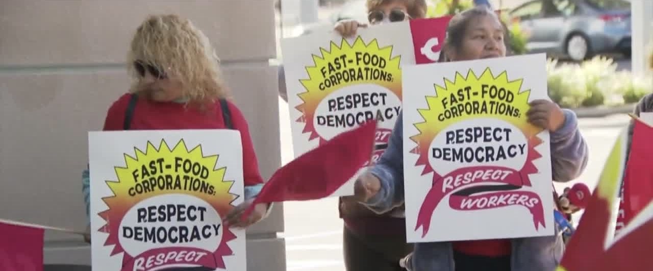 Fast food worker strike