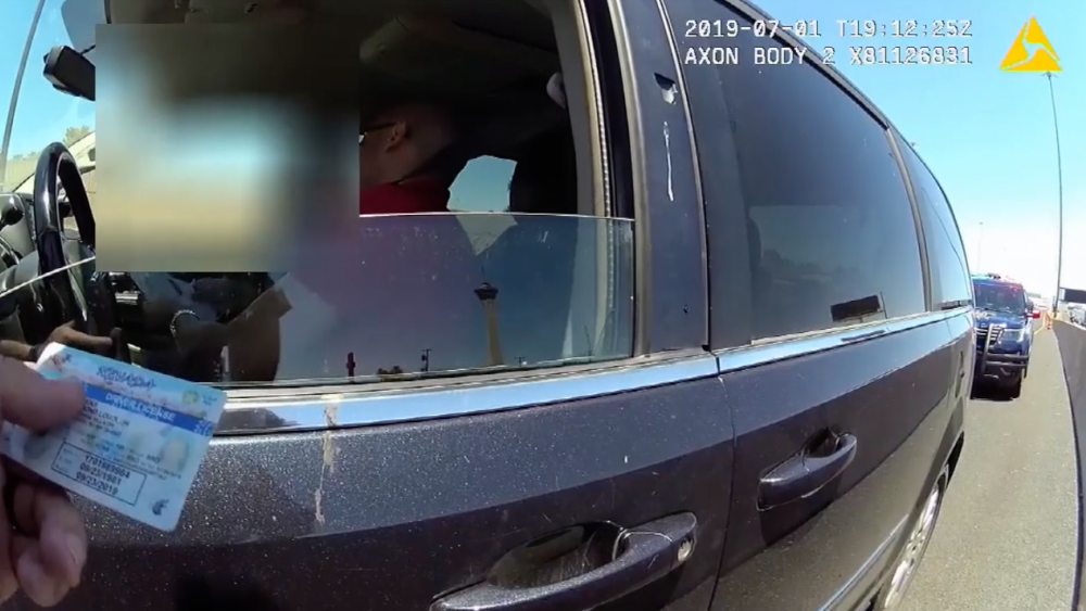 Nevada hearse body in casket HOV lane