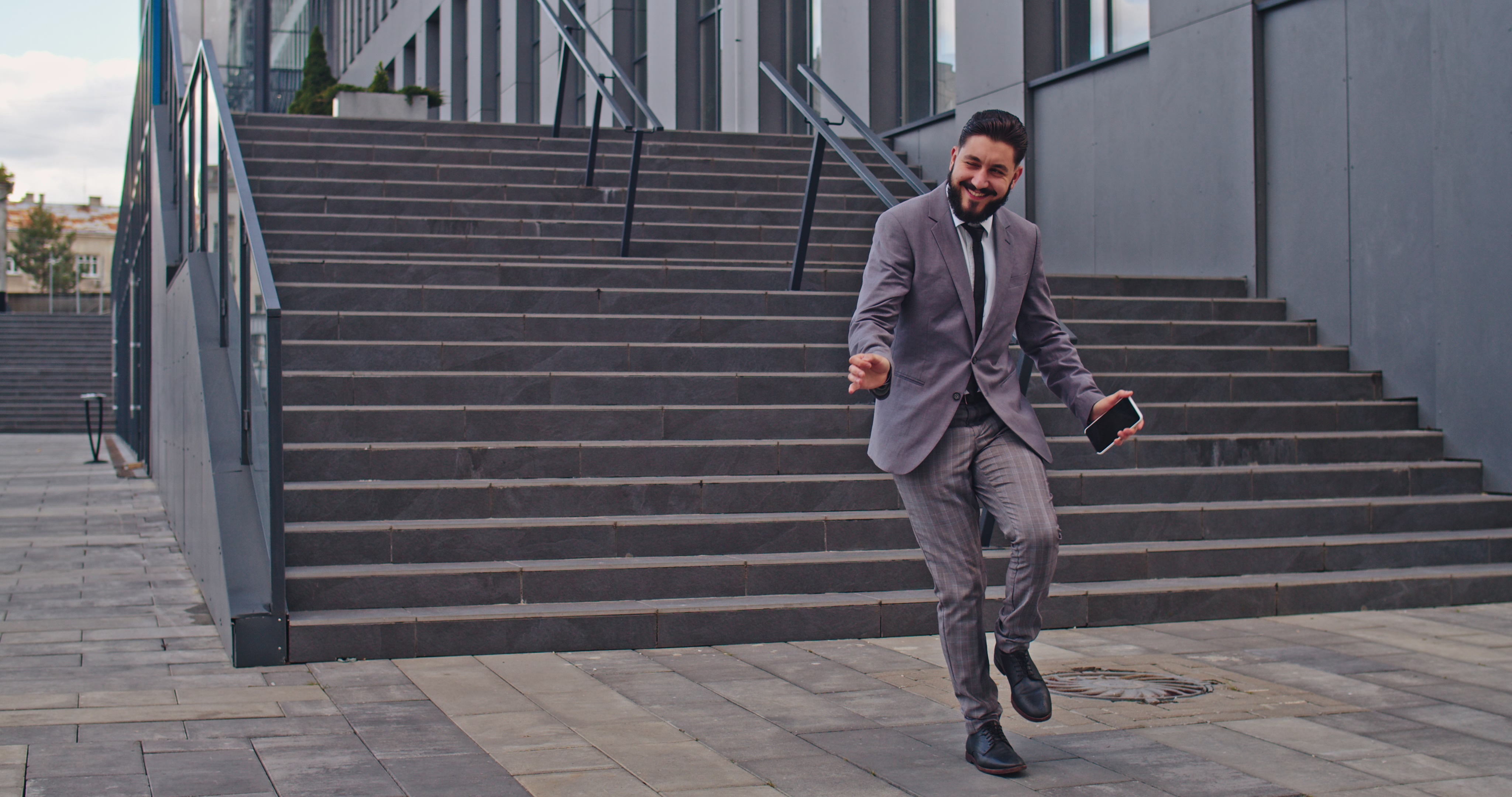 Man who just got his dream job