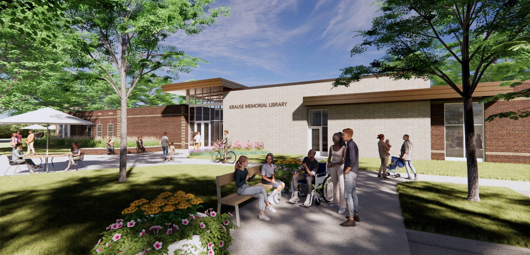 Krause Memorial Library Concept Rendering Exterior.jpg