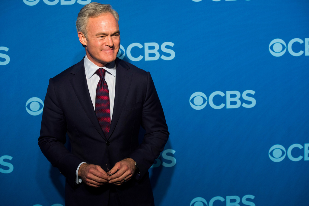 FILE - Scott Pelley, anchor of "CBS Evening News," at the CBS Upfront in New York, May 15, 2013.