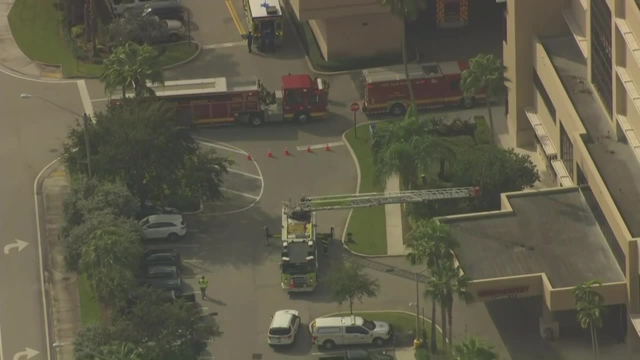 A West Palm Beach Fire Department hazmat truck responds to HCA Florida JFK Hospital in Atlantis on Dec. 1, 2023.jpg
