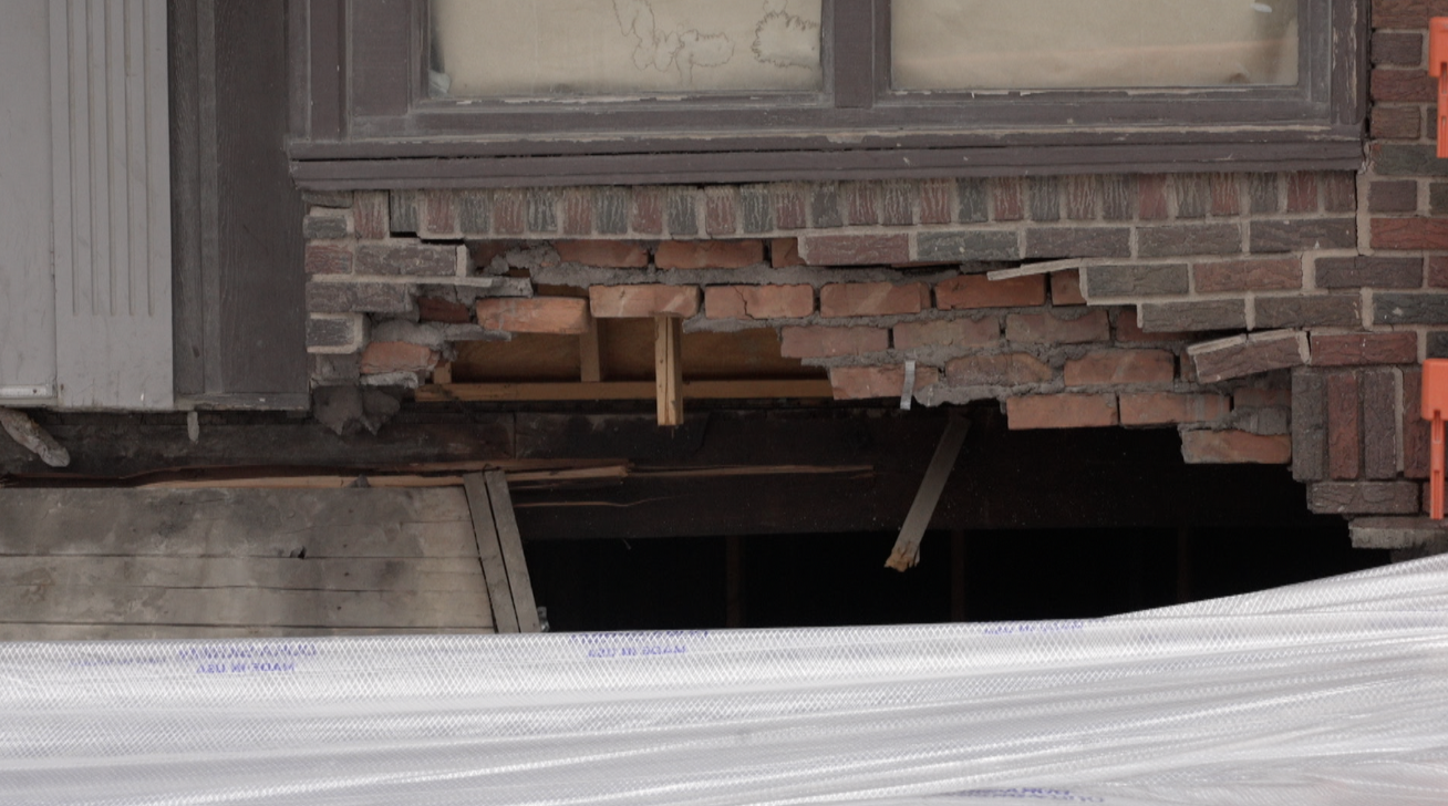 Tight shot of the hole