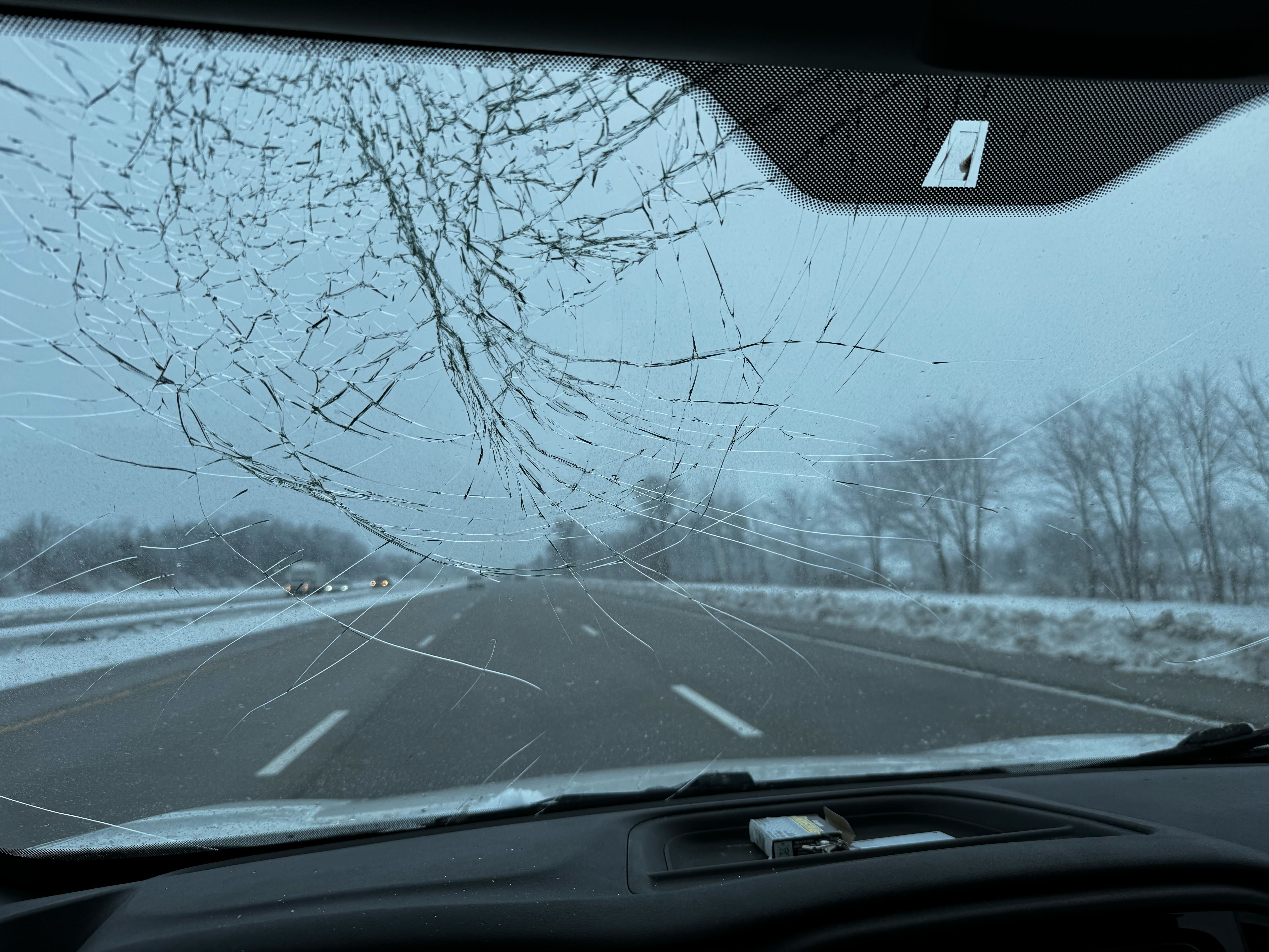 cracked windshield