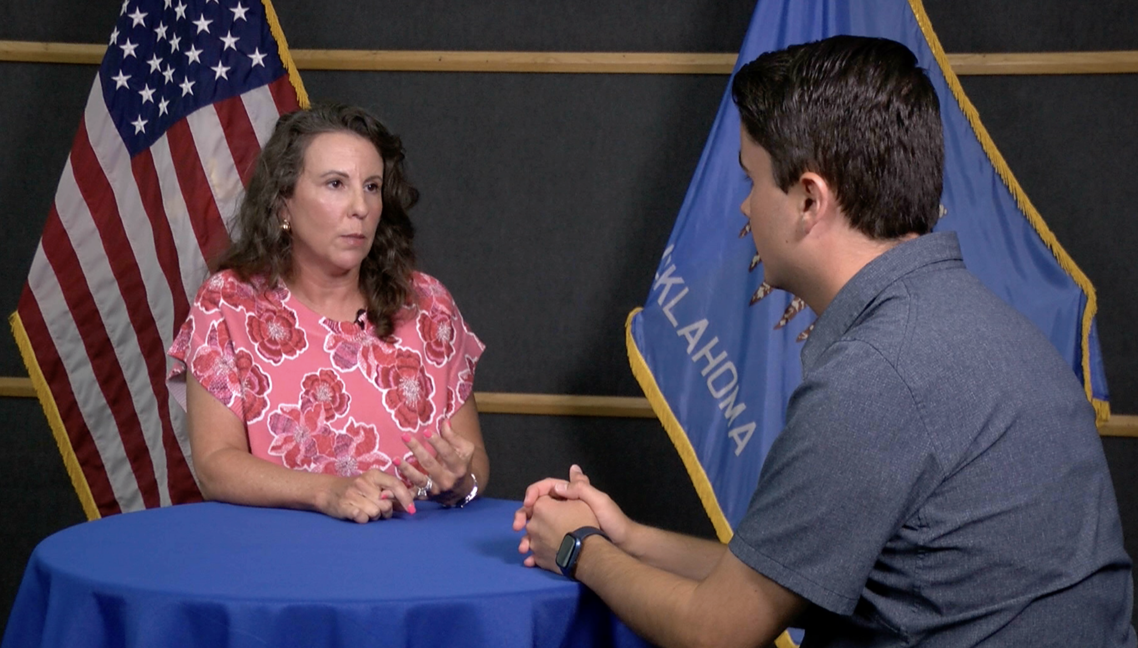 Maj. Jill Phippen and Brodie Myers