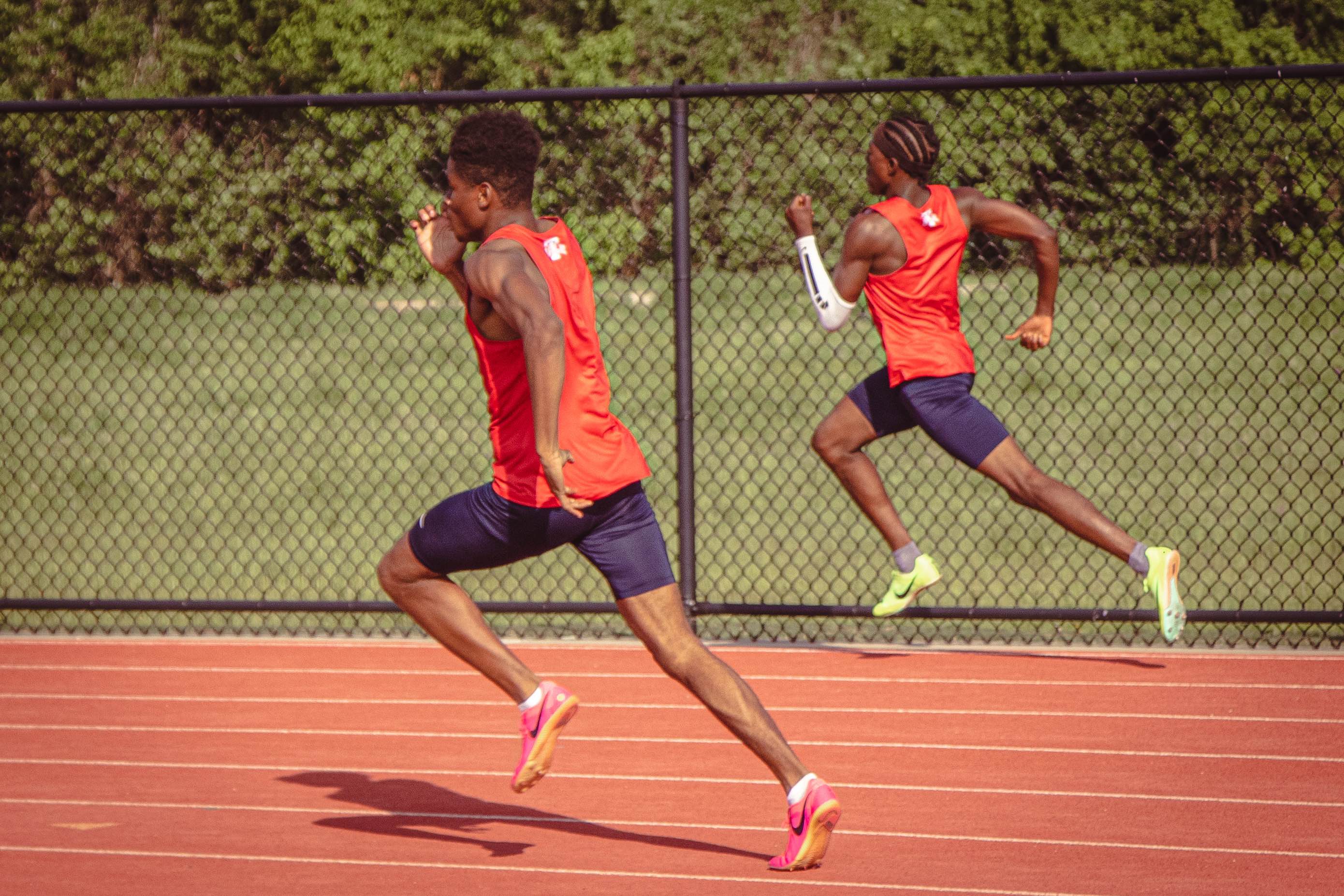 Carmello and Jeremiah Coast to Coast athletes