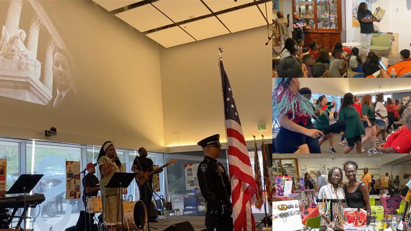 Image showcases the ANNUAL JUNETEENTH CELEBRATION in Tempe. 