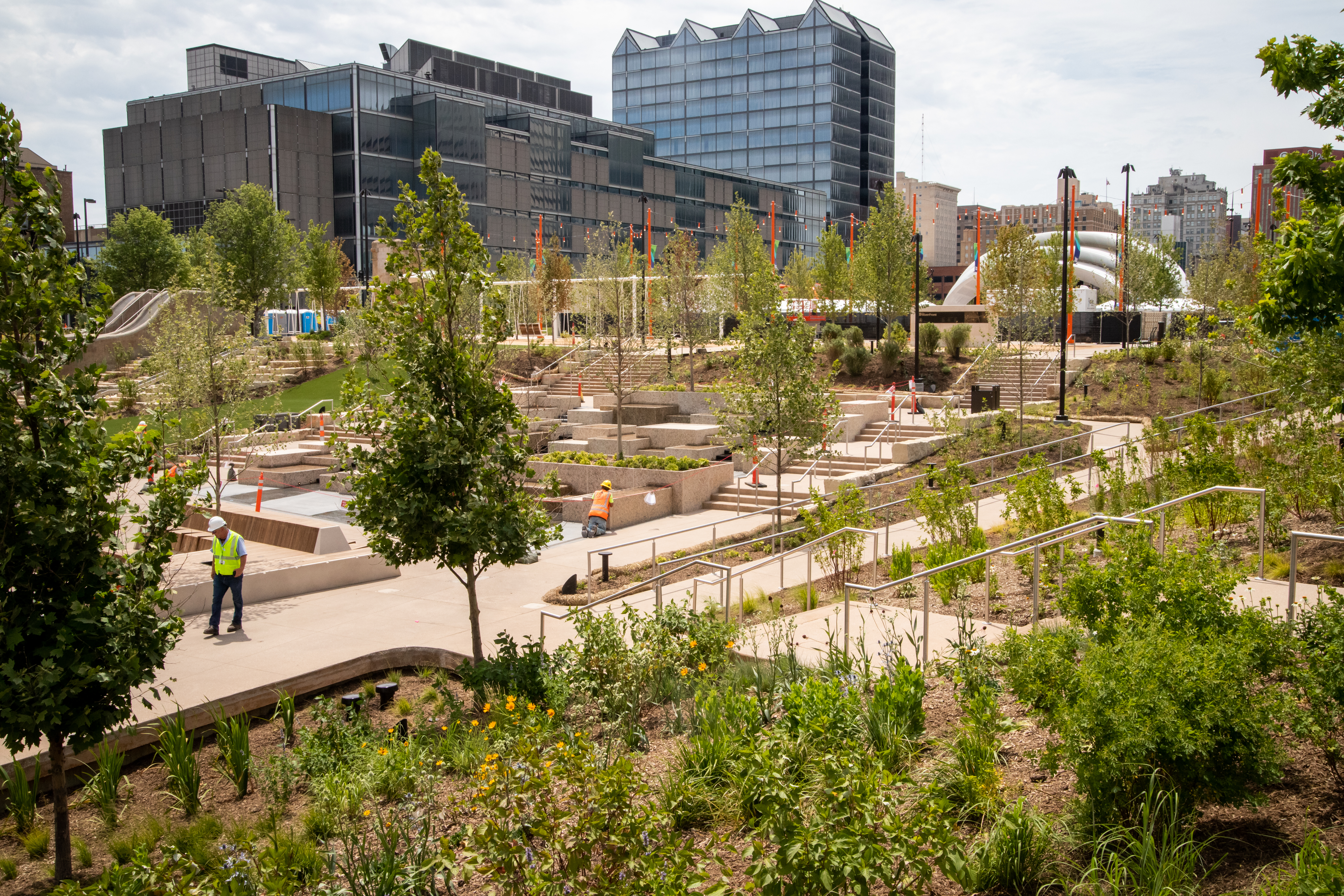 Gene Leahy Mall features
