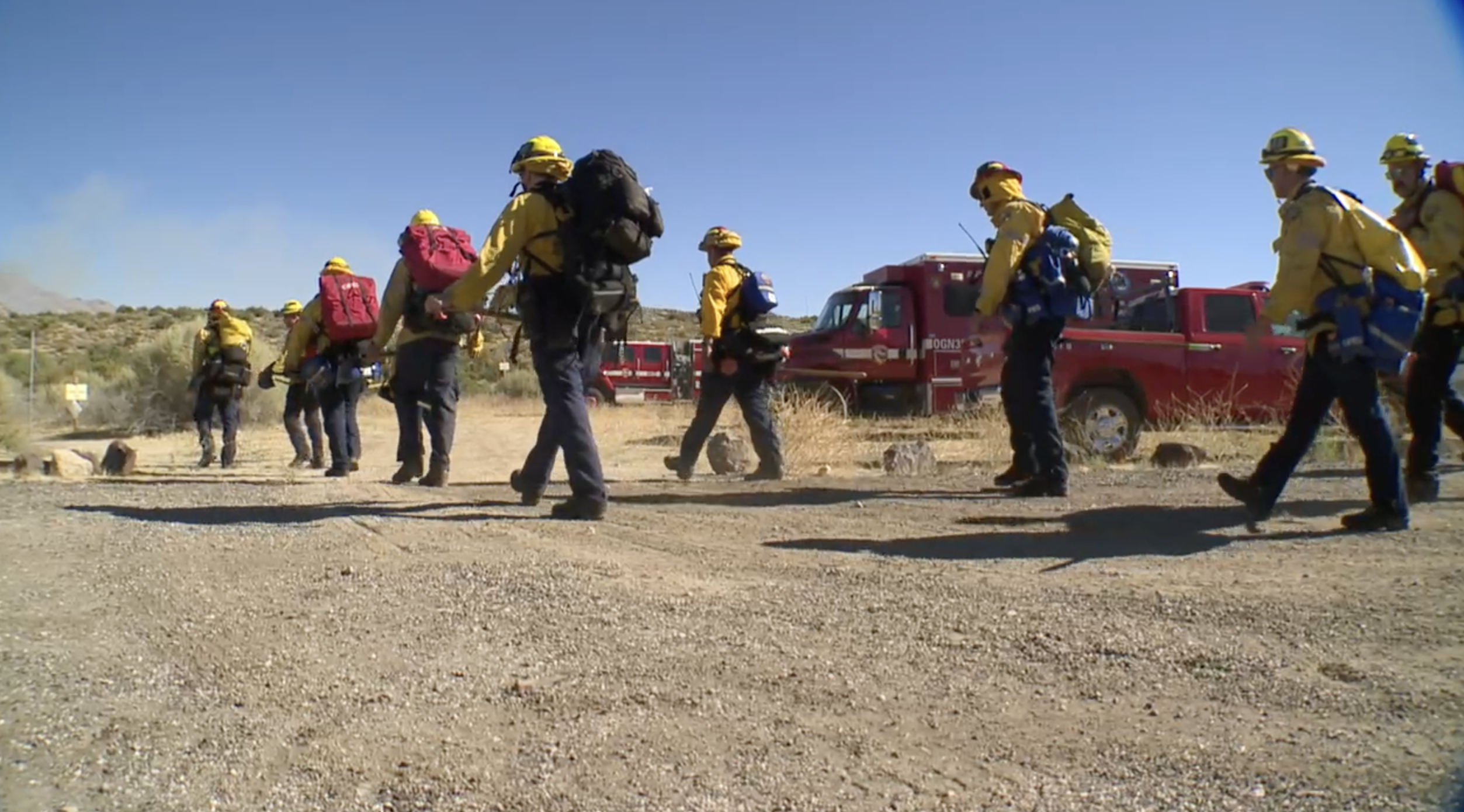 Fire Crew on McCain Fire
